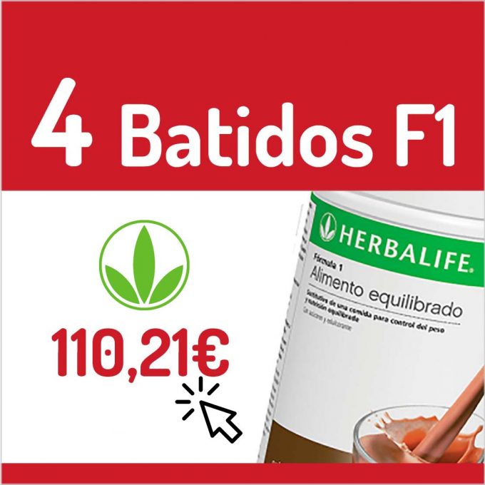 BATIDOS HERBALIFE - 4 BATIDOS F1